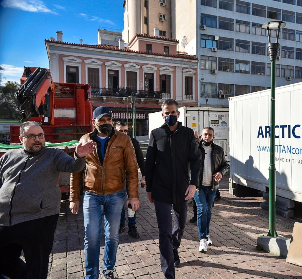 Δήμος Αθηναίων: Ανακατασκευάζονται πλήρως οι υπαίθριοι χώροι πώλησης της Βαρβακείου