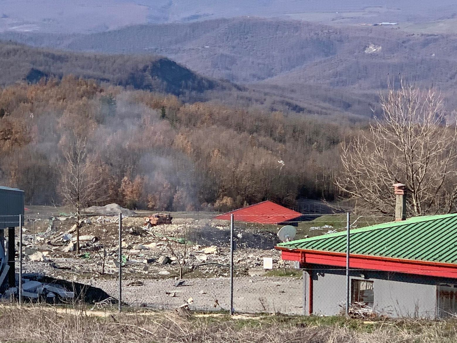 Έκρηξη στα Γρεβενά: Ισοπεδώθηκε το εργοστάσιο πυρομαχικών