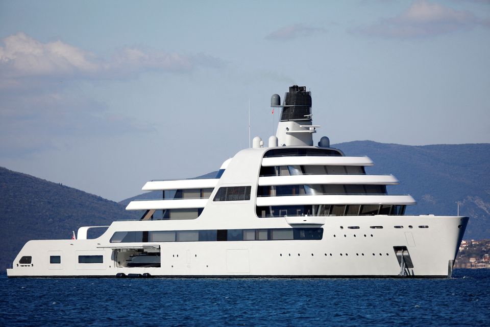 Abramovich’s super yacht docked in SW Turkey resort