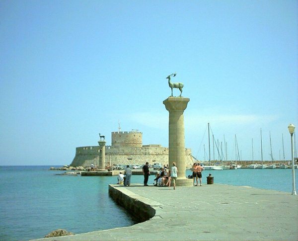 Rhodes harbour