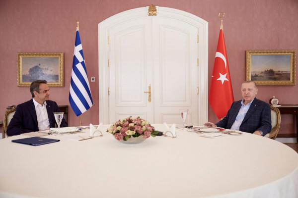 Μητσοτάκης – Ερντογάν: Ολοκληρώθηκε το γεύμα μεταξύ των δύο ηγετών