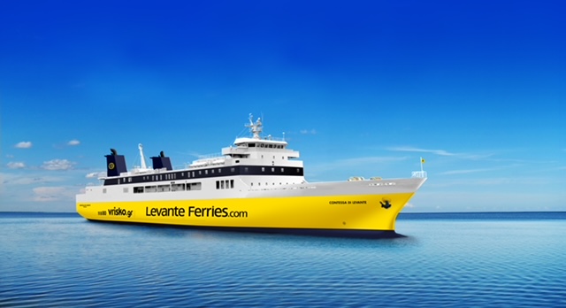 A “Contessa” in the Ionian, by Levante Ferries