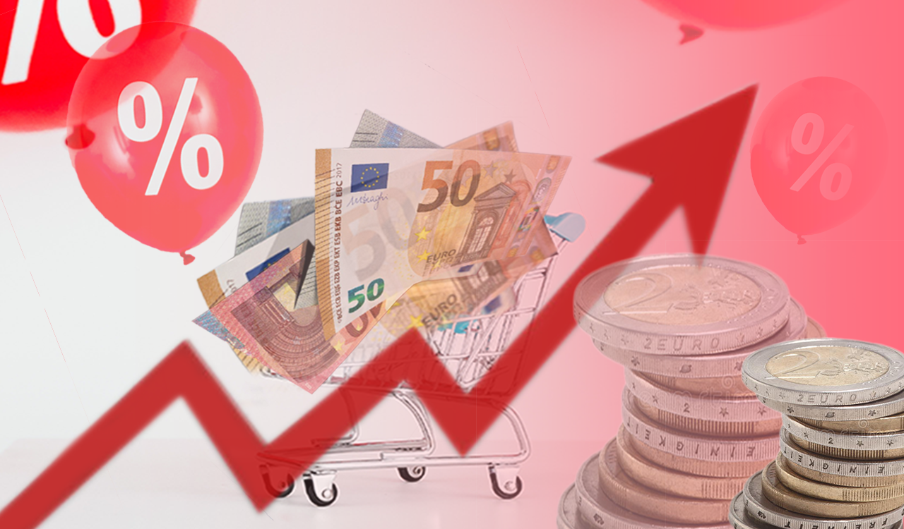 Eurostat: Στο 9,2% ο πληθωρισμός στην ευρωζώνη τον Δεκέμβριο – 7,6% στην Ελλάδα