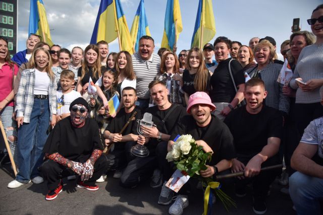 Ουκρανία: Συγκινητική υποδοχή για τους νικητές της Eurovision