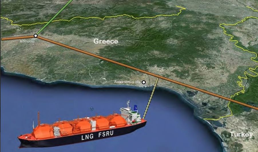 Greek PM and Balkan leaders in Alexandroupolis for the inauguration of the floating LNG terminal