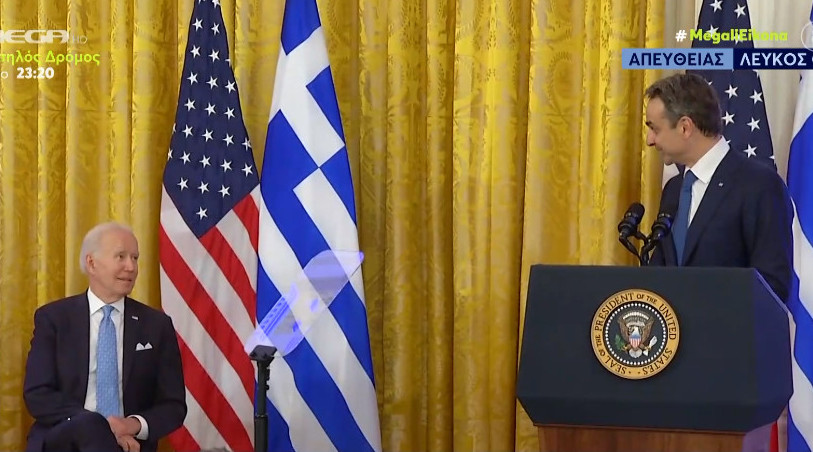 Mitsotakis at White House: Greece aims to acquire squadron of F-35s