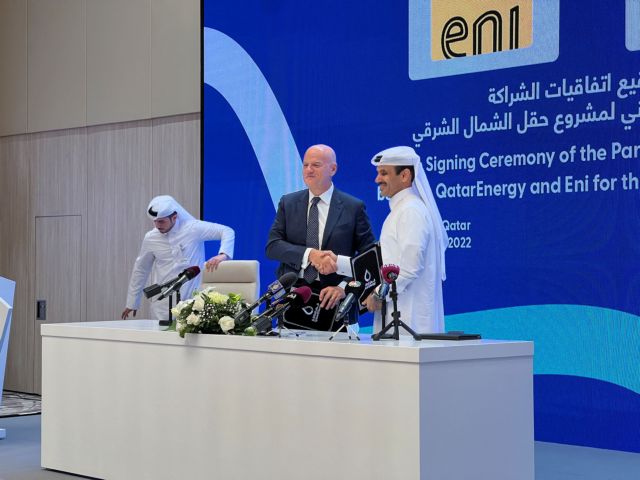 Κατάρ: Η ιταλική Eni συμμετέχει μαζί με τη γαλλική TotalEnergies στην ανάπτυξη του μεγαλύτερου πεδίου φυσικού αερίου στον κόσμο