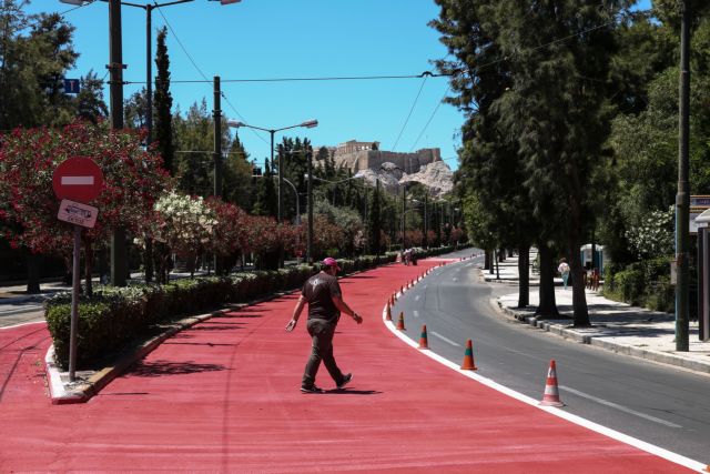 Athens Center: The renovation of Queen Olga Street is in the process of implementation