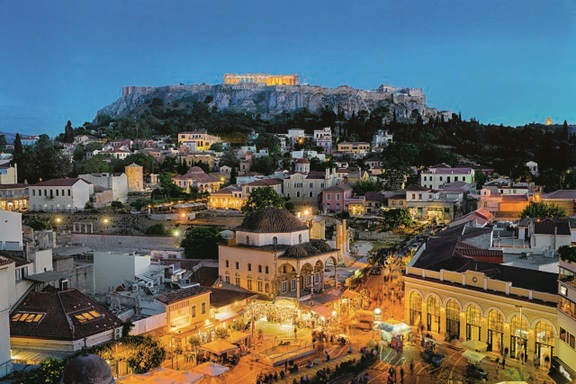 A walk in the beautiful Athens city center