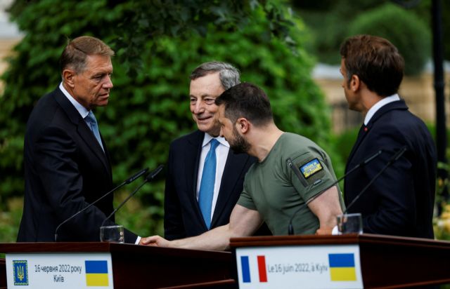 Ουκρανία: Να ξεκινήσουν οι συζητήσεις για την ΕΕ ζητούν Σολτς, Μακρόν, Ντράγκι, Γιοχάνις