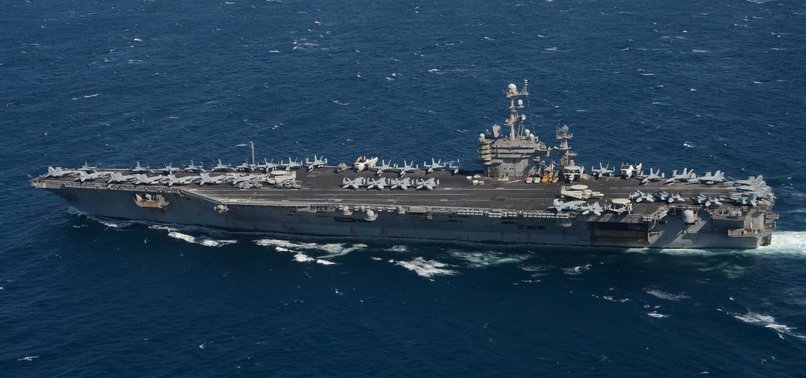 USS Harry S. Truman: Ενα F/A-18 έπεσε στη θάλασσα εξαιτίας κακοκαιρίας