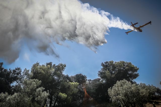 Φωτιά:  Σε ύφεση τα μέτωπα στην Πεντέλη