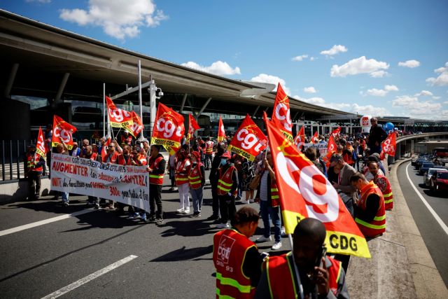 Παρίσι: Ακυρώνεται το 10% των πτήσεων στο αεροδρόμιο Charles de Gaulle λόγω απεργίας