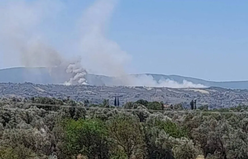 Σχηματάρι: Φωτιά σε αγροτοδασική έκταση