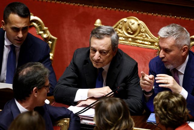 Ντράγκι: Δεν εξασφαλίζει ψήφο εμπιστοσύνης – Προς παραίτηση ο Ιταλός πρωθυπουργός