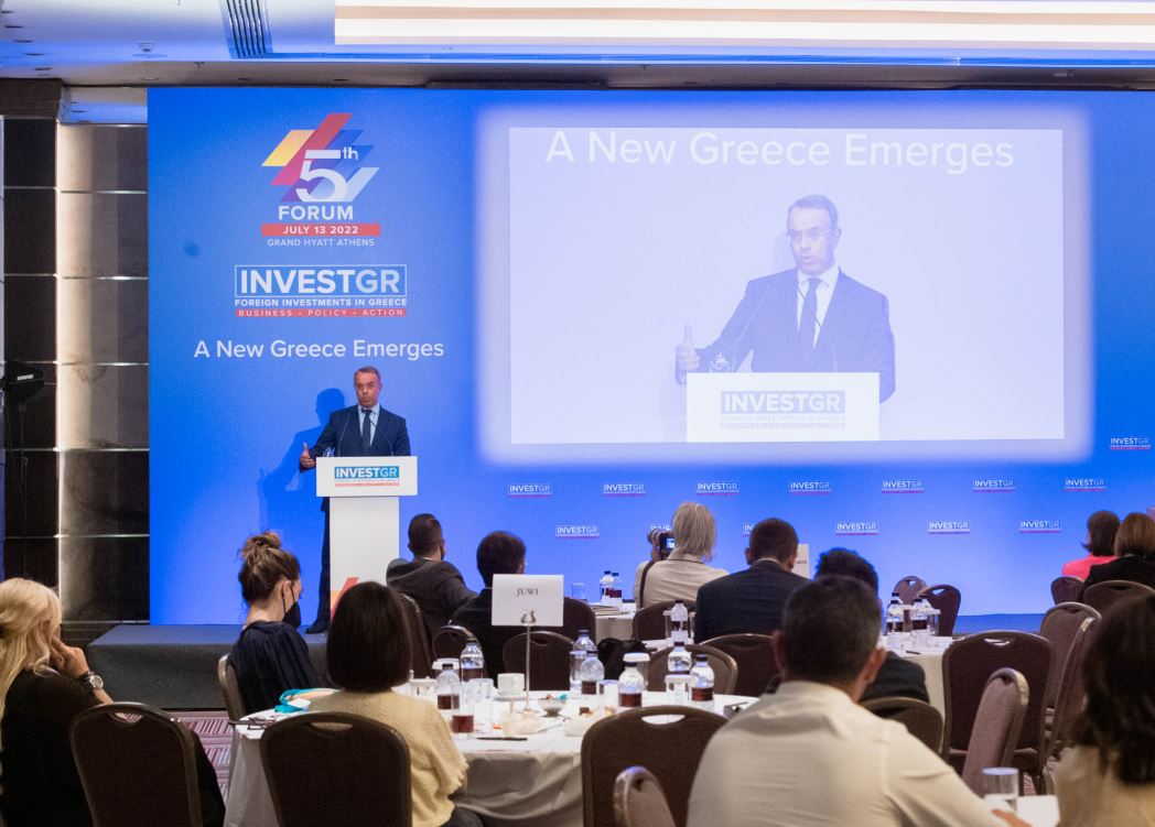 5th InvestGR Forum 2022: «Ο πόλεμος δεν θα φρενάρει τις επενδύσεις»
