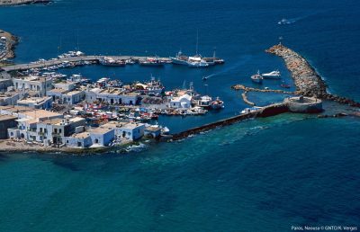 Paros: White pebble in an azure sea