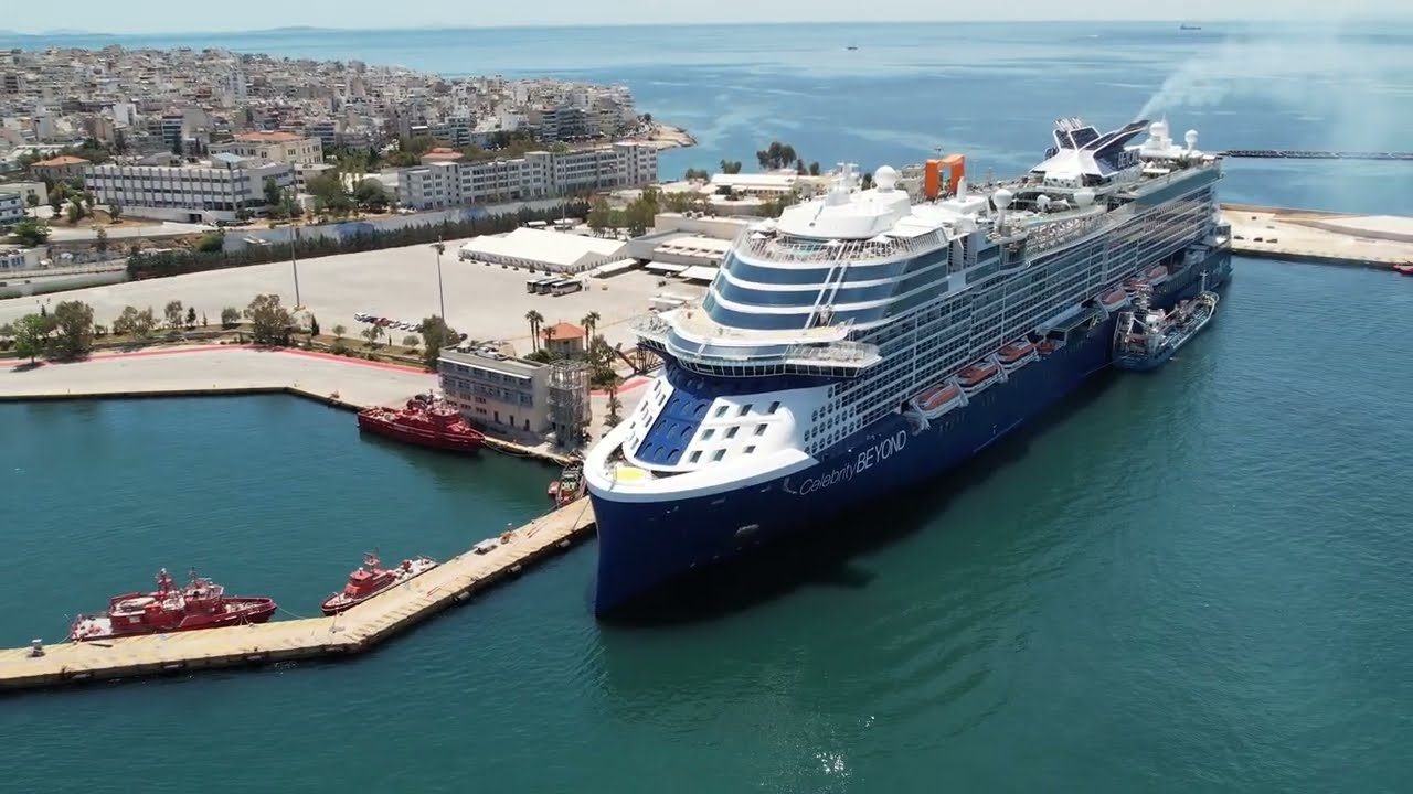 Celebrity Beyond: Στον Πειραιά το νεότερο κρουαζιερόπλοιο της Celebrity Cruises [video]