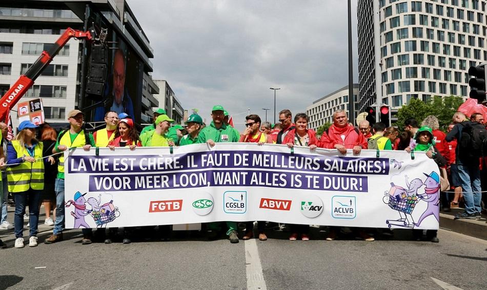 Βέλγιο: Διαδηλώσεις για την αγοραστική δύναμη, γενική απεργία τον Νοέμβριο