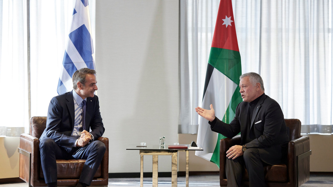 Μητσοτάκης – Αμπντουλάχ ΙΙ: Στενή συνεργασία Ελλάδας – Ιορδανίας στον τομέα της ενέργειας
