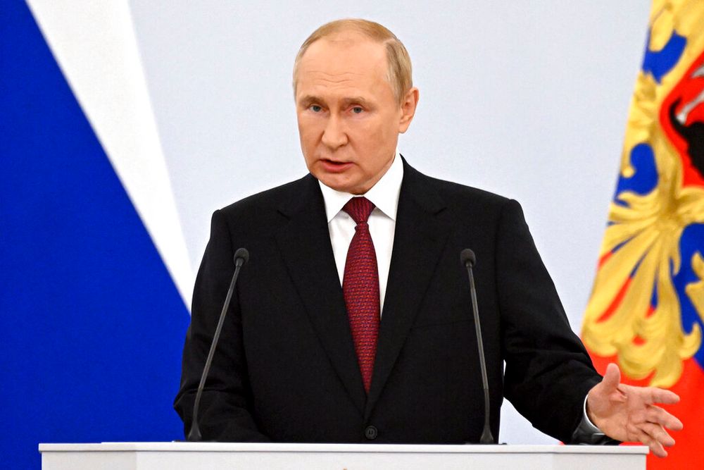 Πούτιν: Oλόκληρη η ομιλία του στην τελετή προσάρτησης τεσσάρων περιοχών της Ουκρανίας