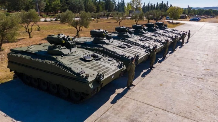 First Marder 1A3 IFVs arrived in Greece, part of bilateral agreement with Berlin