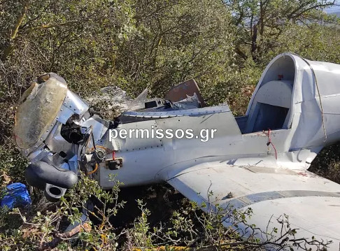 Θήβα: Πτώση μονοκινητήριου, νεκρός ο πιλότος [Photos/Video]