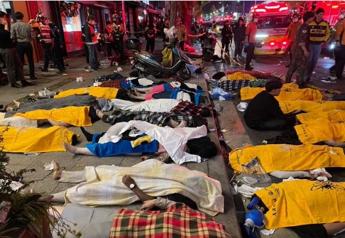 Σεούλ: Σε νύχτα τρόμου εξελίχθηκε το Halloween πάρτι – 146 νεκροί και πάνω από 150 τραυματίες