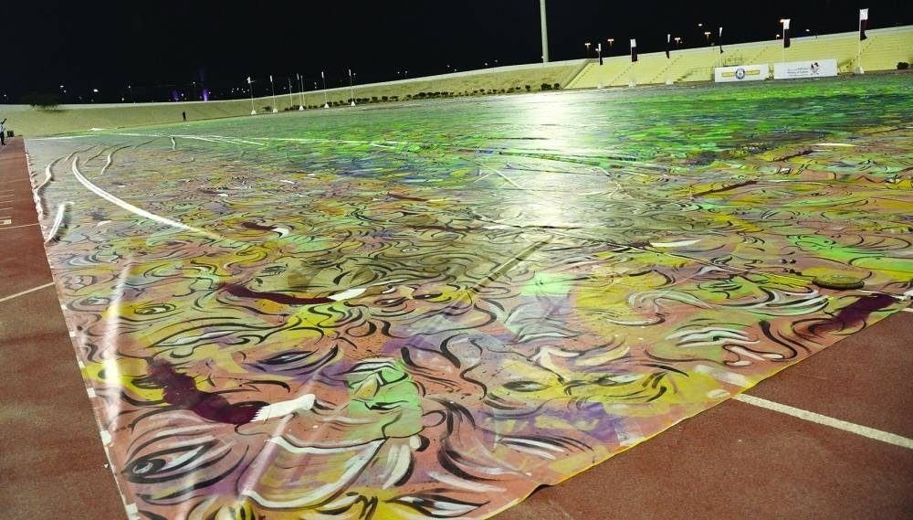 Κατάρ: Στα ρεκόρ Γκίνες ο μεγαλύτερος πίνακας ζωγραφικής σε καμβά