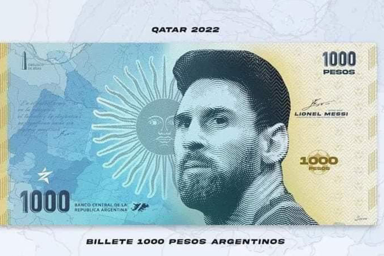 Αργεντινή: Σκέψεις να «τυπωθεί» ο Μέσι σε χαρτονομίσματα των 1.000 πέσος