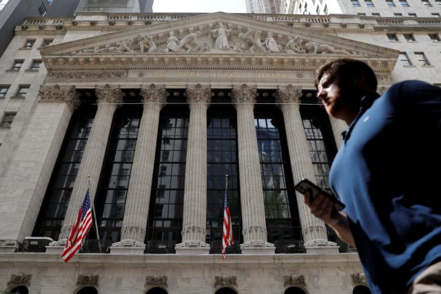 Wall Street: Ανοδικά η Wall Street, πτώση στον Nasdaq