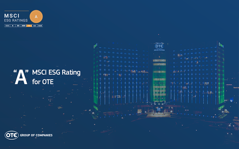 ΟΤΕ: «A» από «ΒΒΒ» στην αξιολόγηση MSCI ESG Ratings