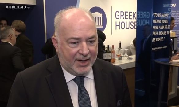 Νταβός – Λαμπρόπουλος στον ΟΤ: Η Ελλάδα είναι μια χώρα φιλόξενη σε επενδύσεις
