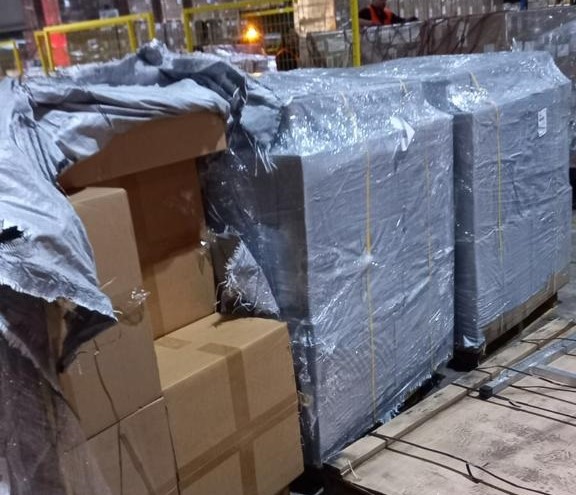 Athens Intl. Airport: Seizure of 4.5 tons of contraband cigarettes
