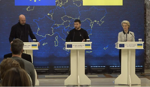Ουκρανία: «Πιθανή» η έναρξη ενταξιακών διαπραγματεύσεων εντός του έτους, δηλώνει Ζελένσκι