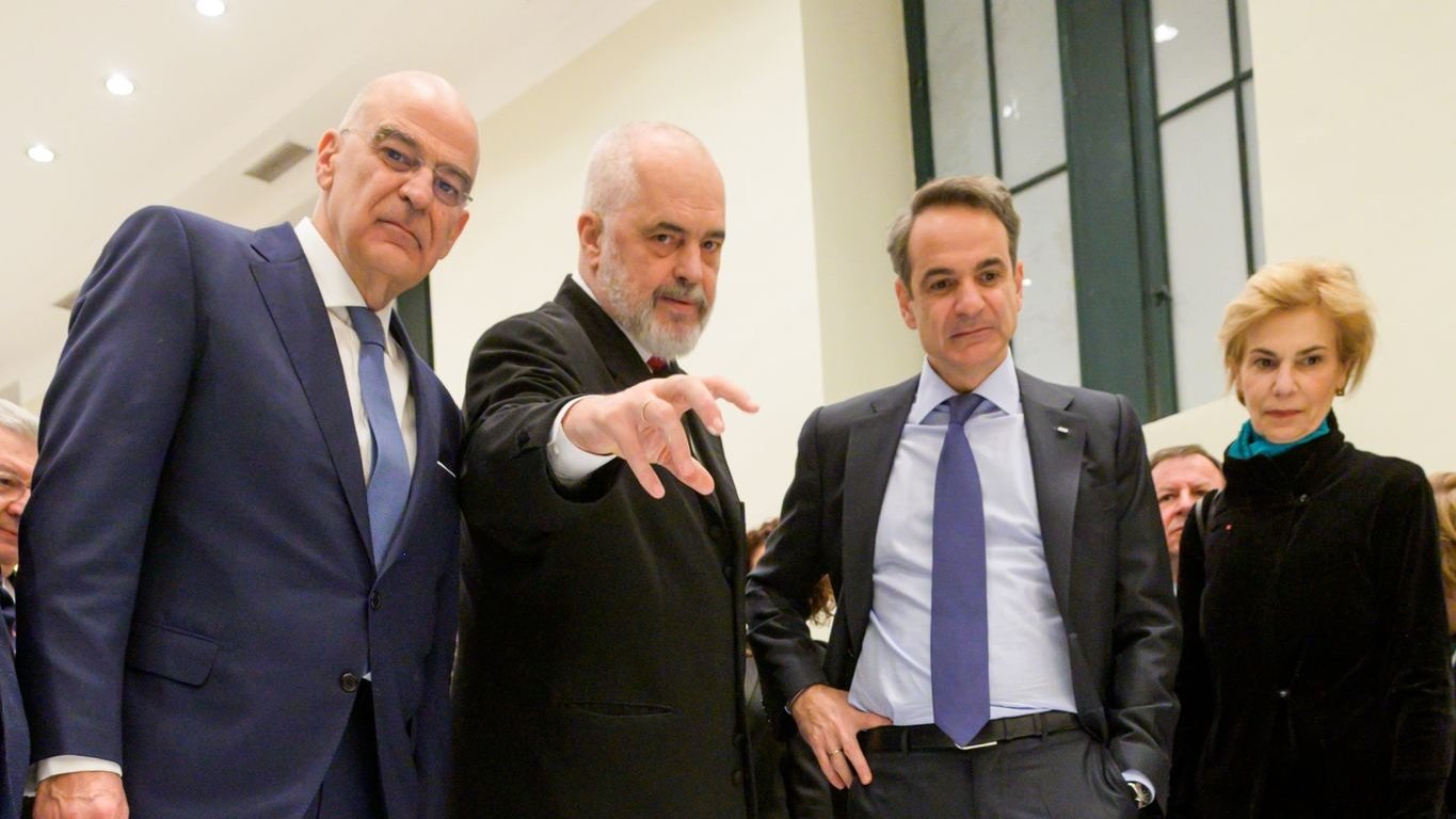 Art exhibition of works by Albanian PM Edi Rama opens in Athens