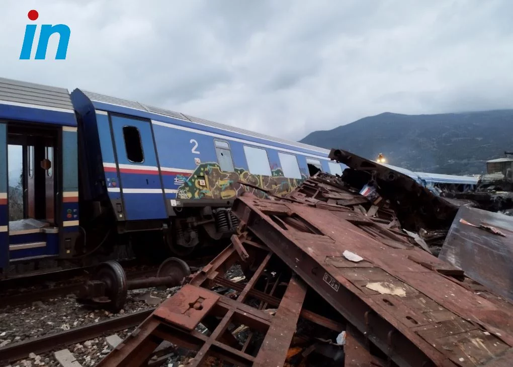 Deadly rail collision in north-central Greece; 32 killed