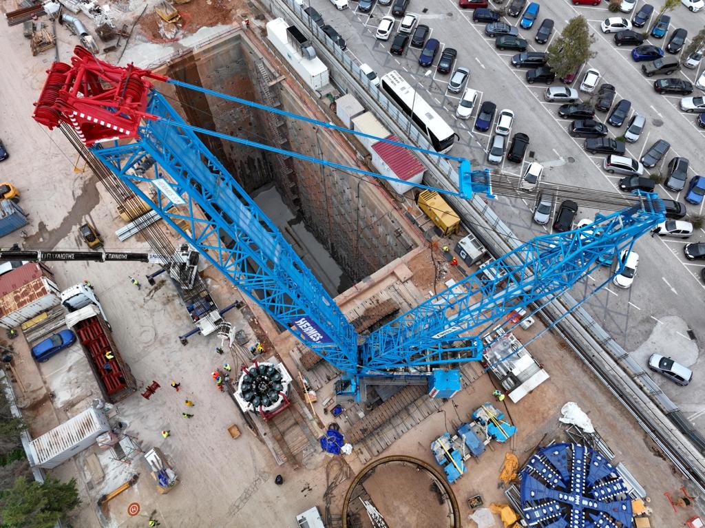 Athens Metro: In a few weeks the boring machine will start on line 4 [pics]