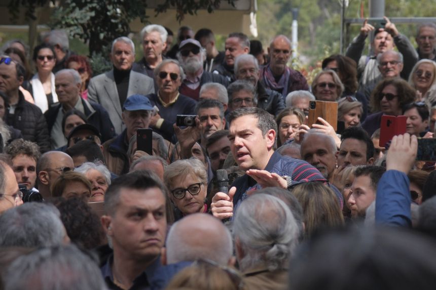 Τσίπρας από Νέα Σμύρνη: Στις 21 Μαΐου τελειώνει το «παραμύθι» του Μητσοτάκη