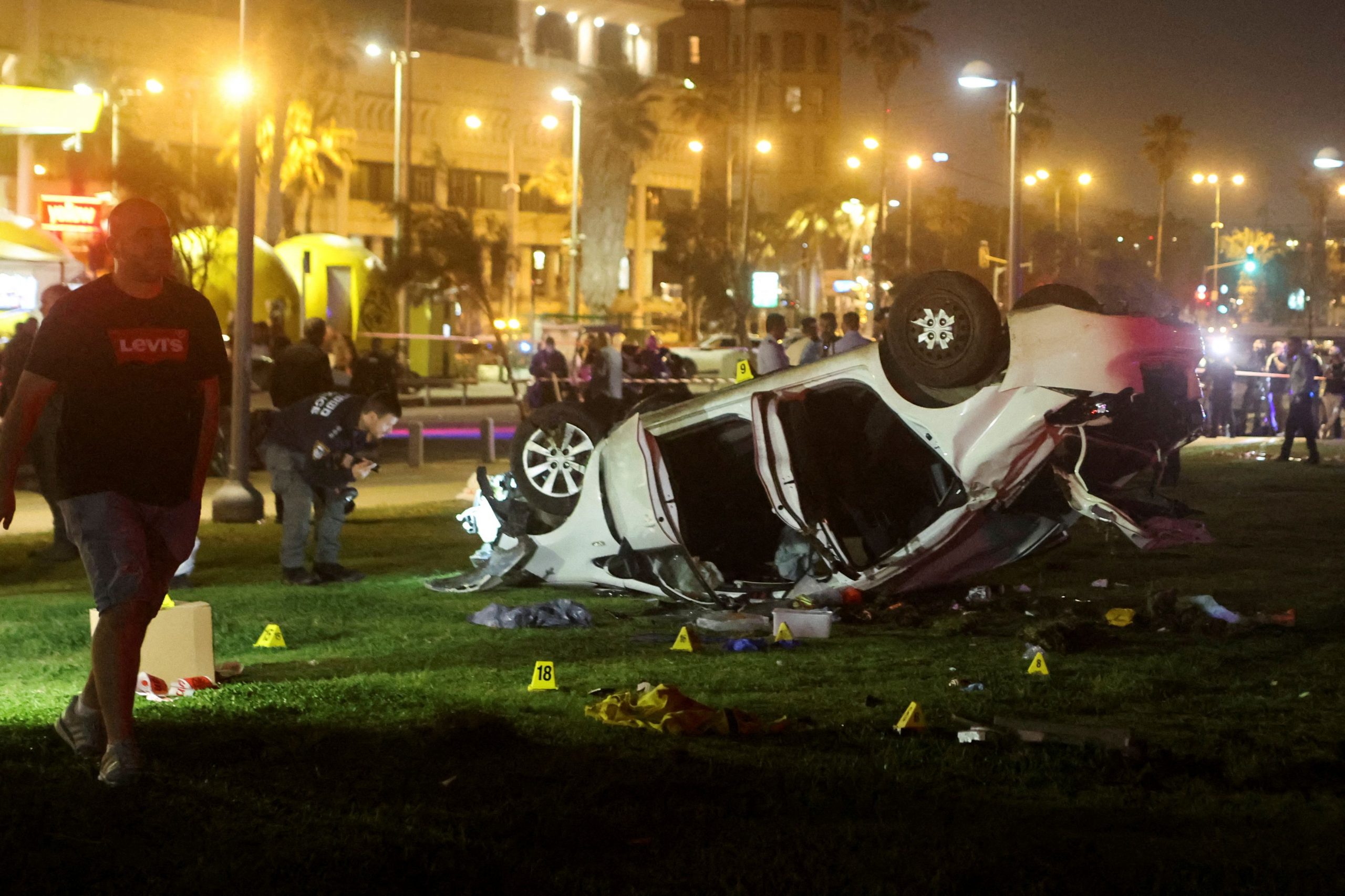 Ισραήλ: Επίθεση με αυτοκίνητο στο Τελ Αβίβ – Ένας νεκρός, 4 τραυματίες