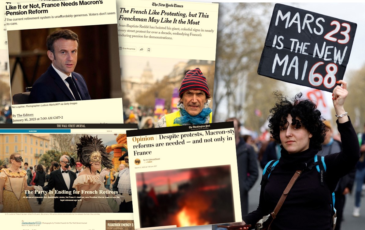 «Απλά οι Γάλλοι αρέσκονται να διαδηλώνουν» – Μεγάλα αμερικανικά ΜΜΕ στο πλευρό του Μακρόν!