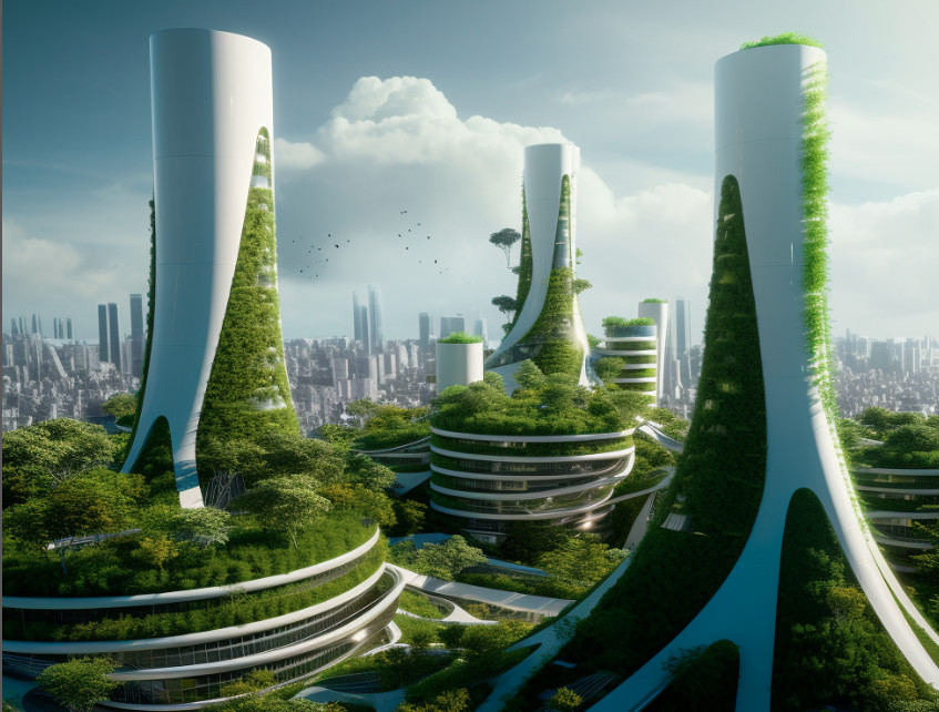 Τεχνητή νοημοσύνη: Έτσι θα είναι οι πόλεις του μέλλοντος – Ουρανοξύστες με… φύκια;
