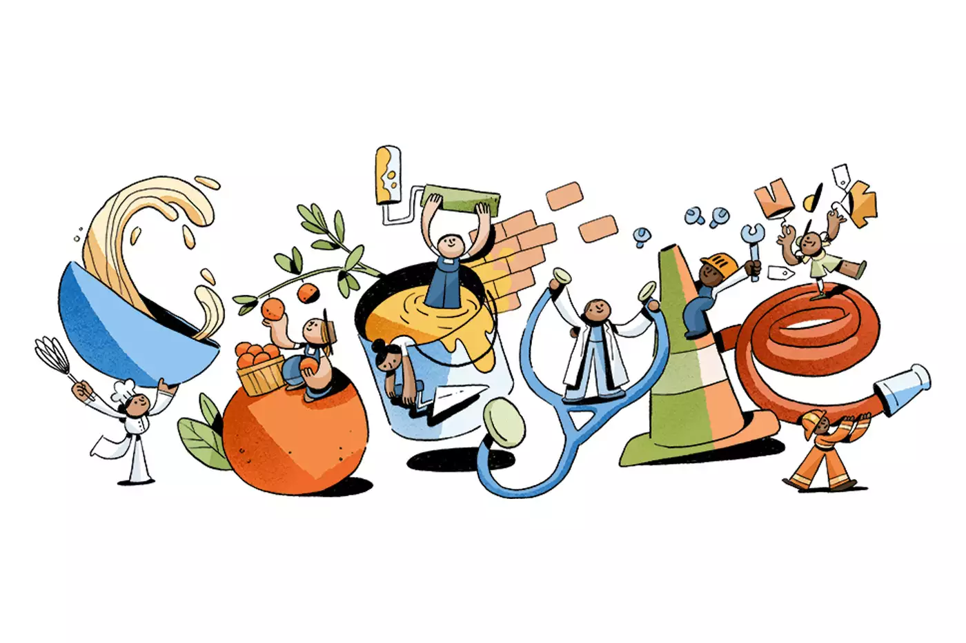 Εργατική Πρωτομαγιά: Η Google γιορτάζει με ένα Doodle
