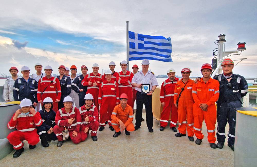 Capital Gas: Υψώθηκε η ελληνική σημαία στο LNG/C «Αρίσταρχος»