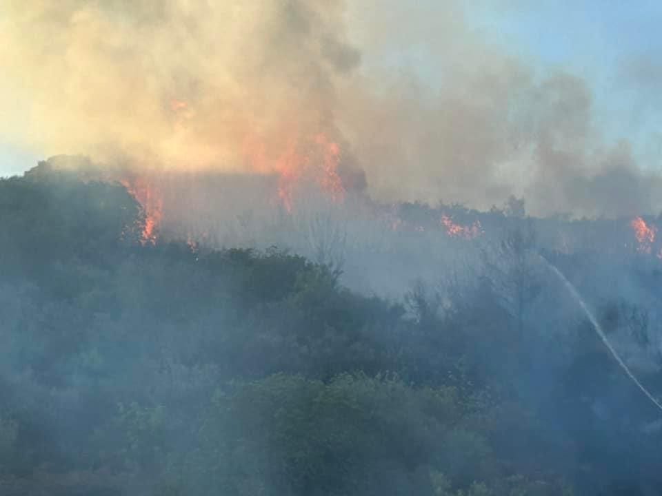 Μεγάλη φωτιά στον Βαρνάβα Αττικής – Κινητοποιήθηκαν και εναέρια μέσα