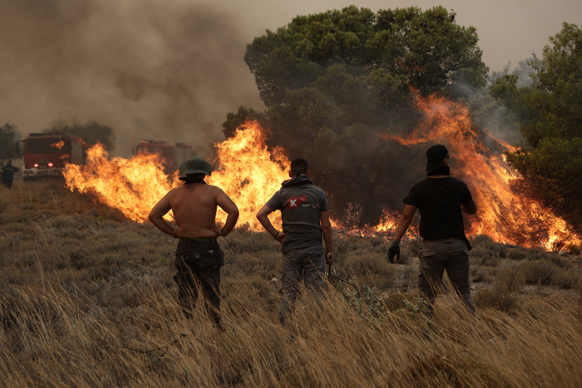 Φωτιά: Τέσσερα τα μεγάλα πύρινα μέτωπα – Δυτική Αττική, Λουτράκι, Σπάρτη και Ρόδος