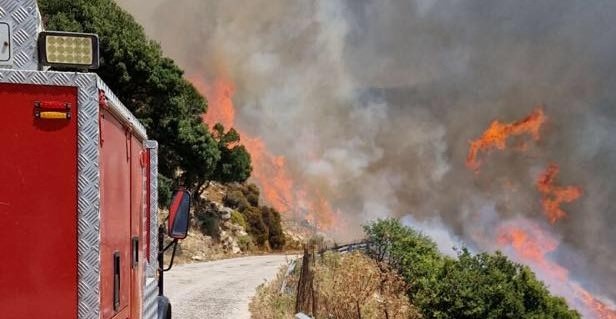 Νάξος: Συνελήφθη 85χρονος υπαίτιος για την φωτιά σε δασική έκταση