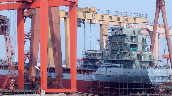 Κίνα: Ετήσια αύξηση 16,9% στην παραγωγή νέων πλοίων στο 8μηνο