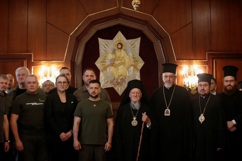 Τουρκία: Ο Ζελένσκι προσευχήθηκε μαζί με τον Οικουμενικό Πατριάρχη Βαρθολομαίο