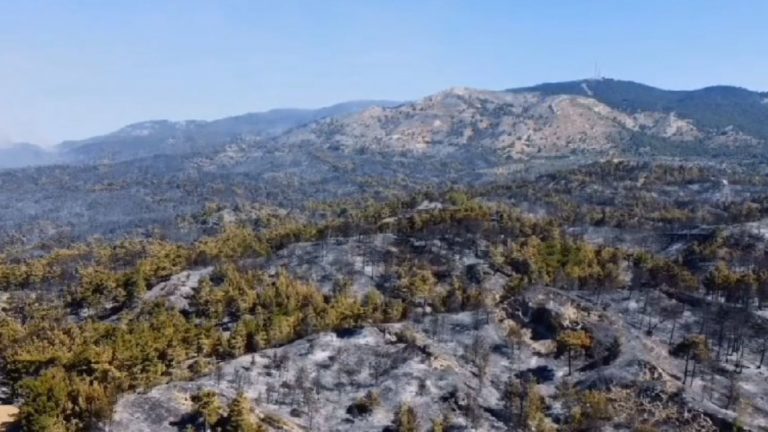 Ρόδος: Το σχέδιο δράσης για τις υποδομές που επλήγησαν από την πυρκαγιά